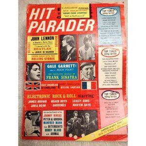 Hit Parader Magazine May 1965 John Lennon Beatles Rolling Stones Frank Sinatra